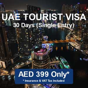 30 Days Visit Visa - Single Entry Visa - Dubai Visa - Omar Tourism L.L.C.
